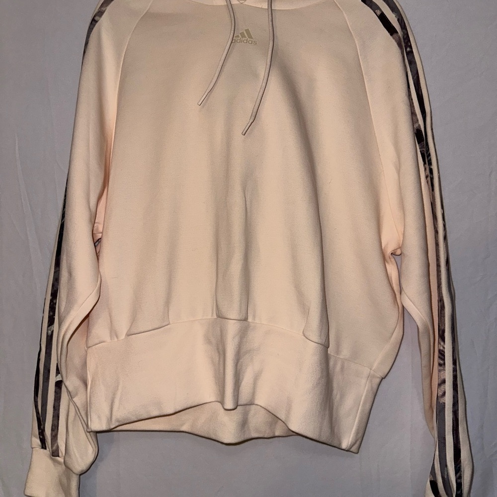 Adidas Women's Cream Hoodie